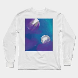 Space illustration Long Sleeve T-Shirt